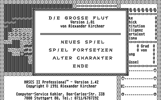 Grosse Flut (Die) atari screenshot